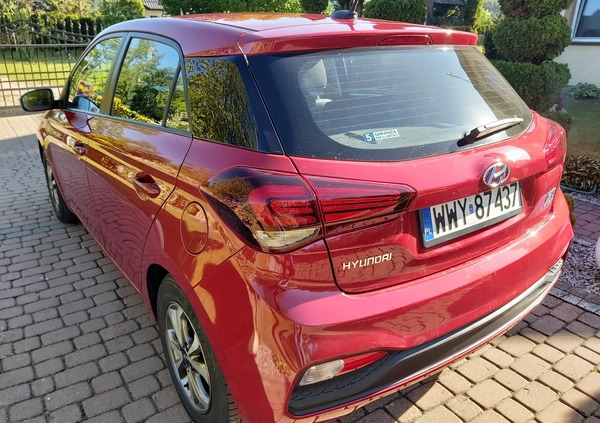 Hyundai i20 cena 52700 przebieg: 39400, rok produkcji 2020 z Wyszków małe 172